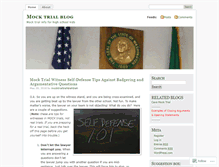 Tablet Screenshot of mocktrialblog.com